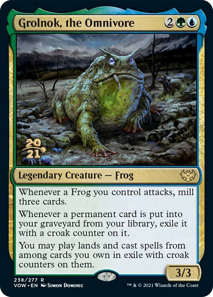 Grolnok, the Omnivore [Innistrad: Crimson Vow Prerelease Promos]