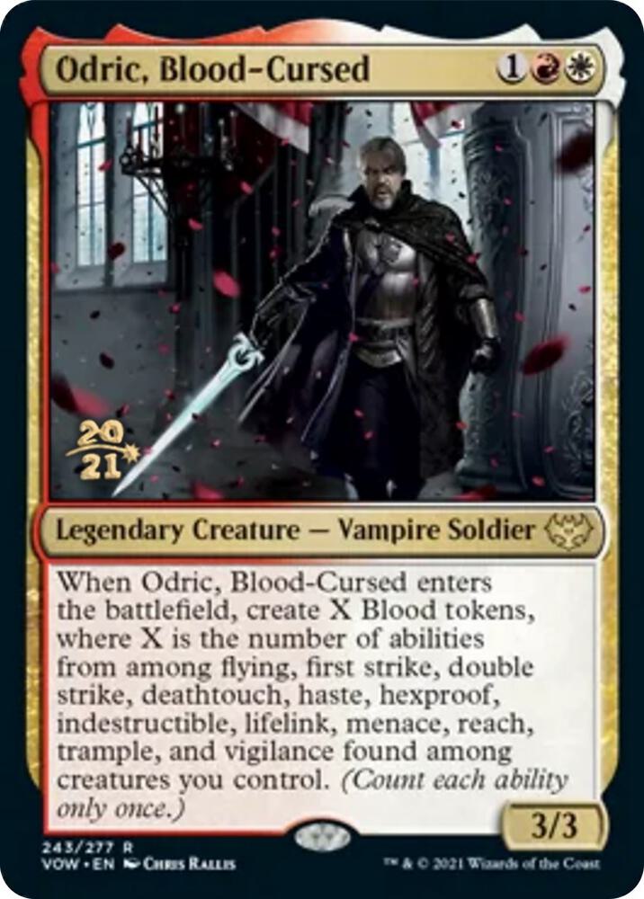 Odric, Blood-Cursed [Innistrad: Crimson Vow Prerelease Promos]