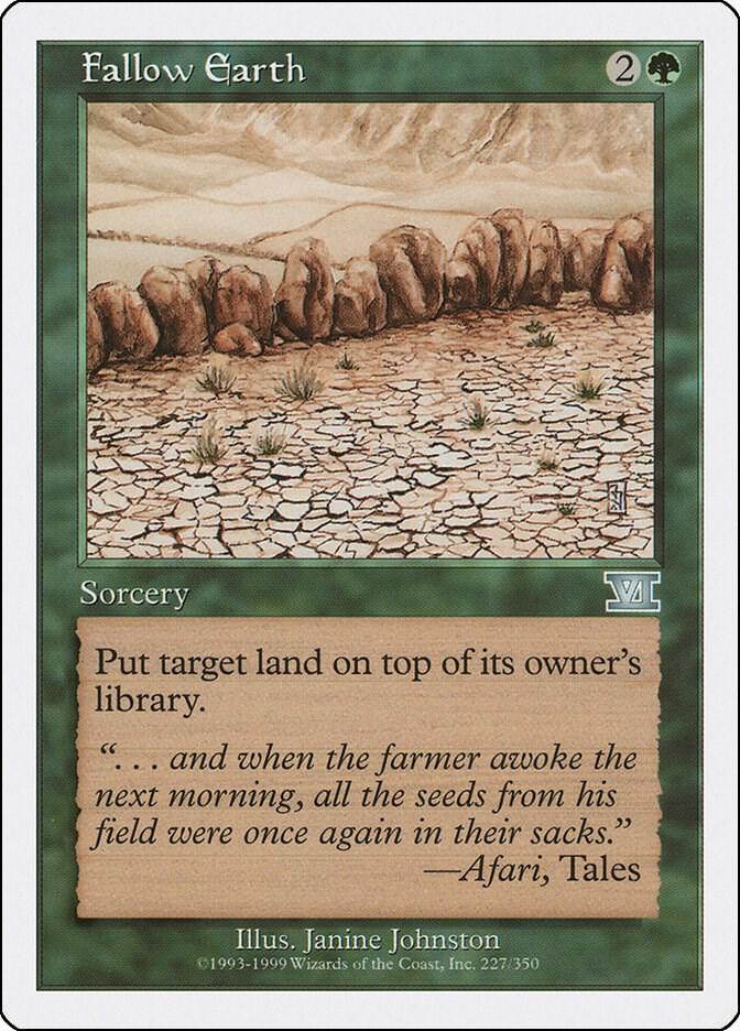 Fallow Earth [Classic Sixth Edition]