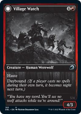 Village Watch // Village Reavers [Innistrad: Double Feature]