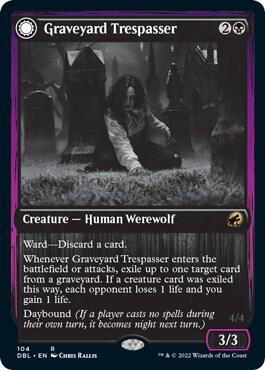 Graveyard Trespasser // Graveyard Glutton [Innistrad: Double Feature]