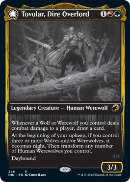 Tovolar, Dire Overlord // Tovolar, the Midnight Scourge [Innistrad: Double Feature]