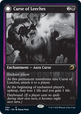 Curse of Leeches // Leeching Lurker [Innistrad: Double Feature]