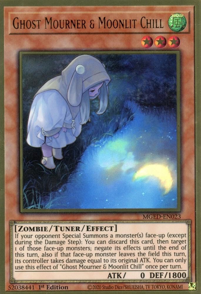 Ghost Mourner & Moonlit Chill (Alternate Art) [MGED-EN023] Gold Rare