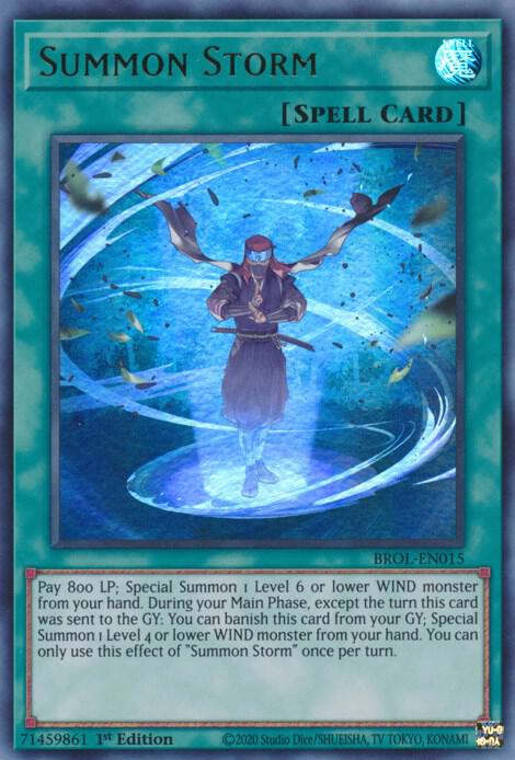 Summon Storm [BROL-EN015] Ultra Rare