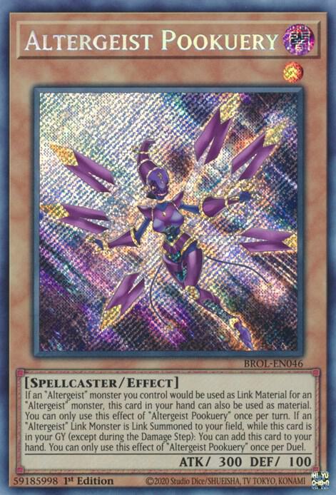 Altergeist Pookuery [BROL-EN046] Secret Rare