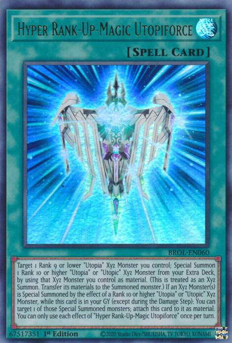Hyper Rank-Up-Magic Utopiforce [BROL-EN060] Ultra Rare