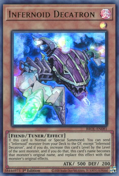 Infernoid Decatron [BROL-EN081] Ultra Rare