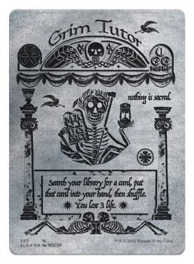 Grim Tutor (Borderless) (Foil Etched) [Secret Lair Drop Series]
