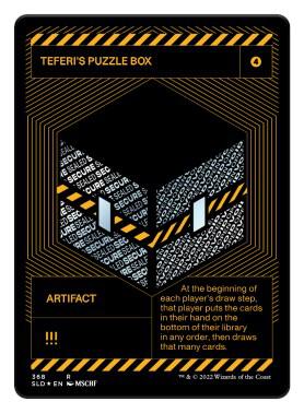 Teferi's Puzzle Box (Foil Etched) [Secret Lair Drop Series]