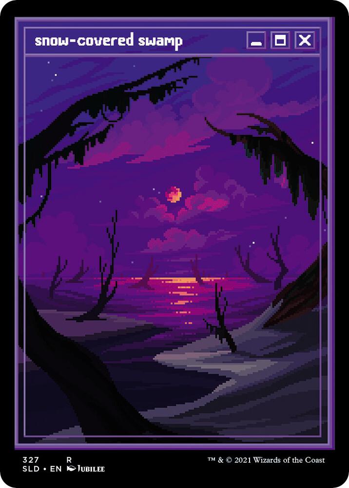 Snow-Covered Swamp (327) [Secret Lair Drop Series]