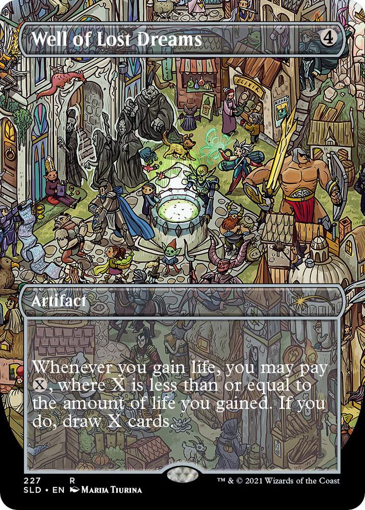 Well of Lost Dreams (227) (Borderless) [Secret Lair Drop Series]
