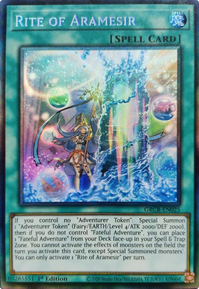 Rite of Aramesir [GRCR-EN025] Collector's Rare