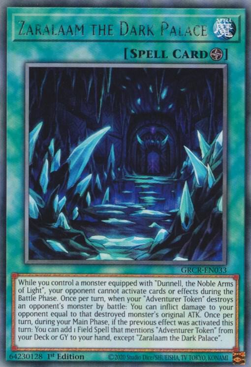Zaralaam the Dark Palace [GRCR-EN033] Rare