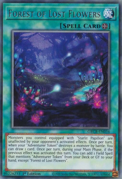 Forest of Lost Flowers [GRCR-EN034] Rare