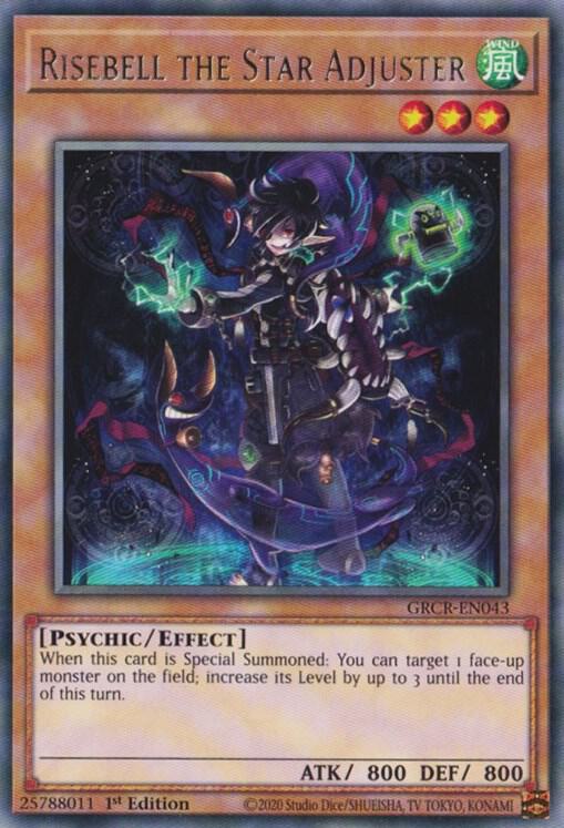 Risebell the Star Adjuster [GRCR-EN043] Rare