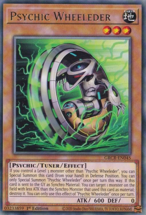 Psychic Wheeleder [GRCR-EN045] Rare