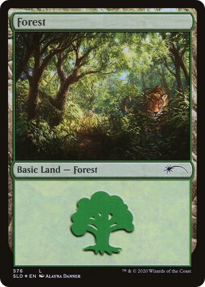 Forest (Cats) (576) [Secret Lair Drop Promos]