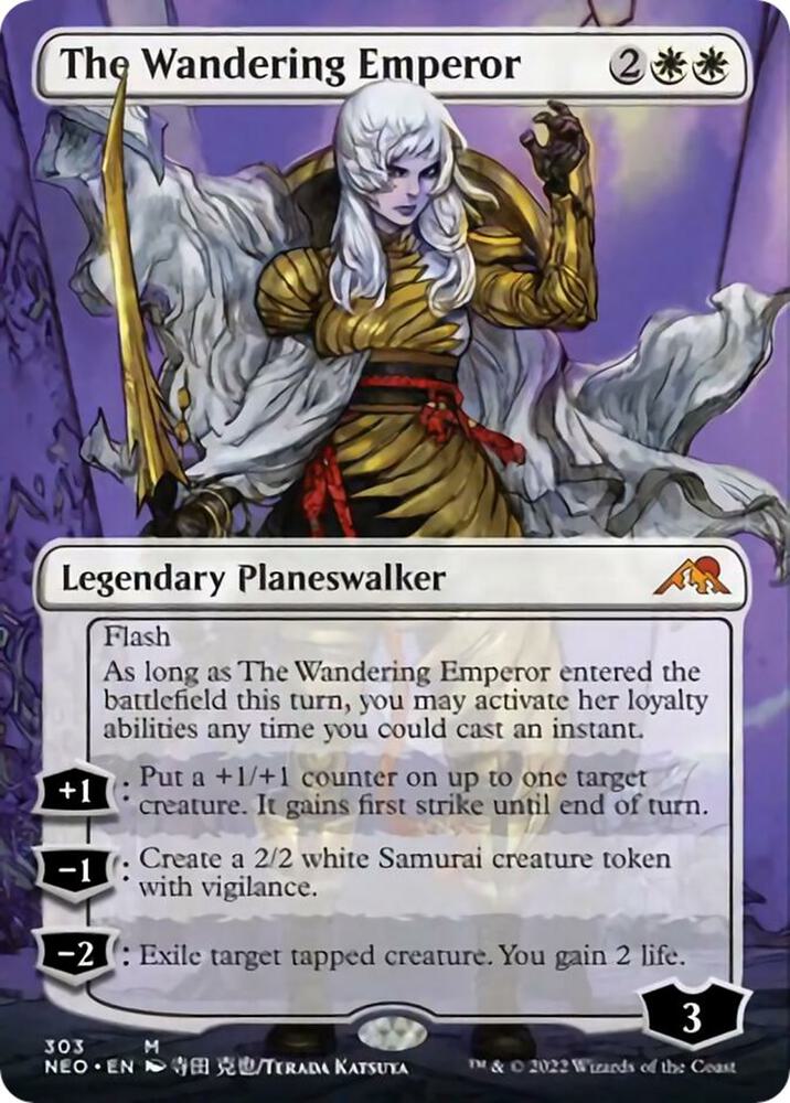The Wandering Emperor (Borderless) [Kamigawa: Neon Dynasty]