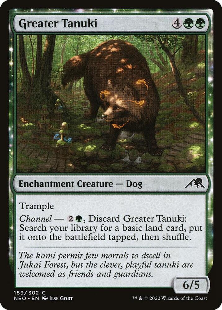 Greater Tanuki [Kamigawa: Neon Dynasty]