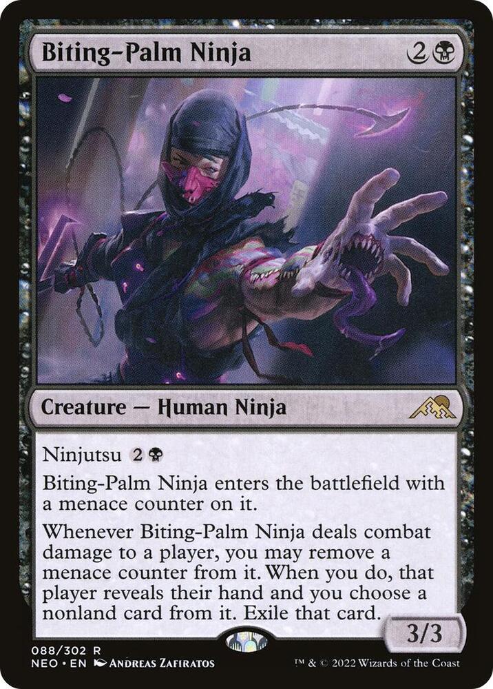 Biting-Palm Ninja [Kamigawa: Neon Dynasty]