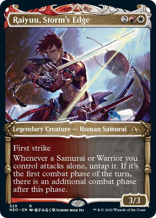Raiyuu, Storm's Edge (Showcase Samurai) [Kamigawa: Neon Dynasty]