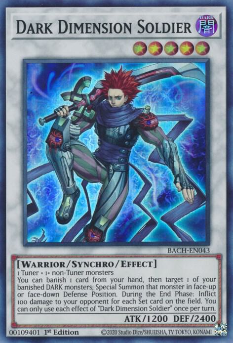 Dark Dimension Soldier [BACH-EN043] Super Rare