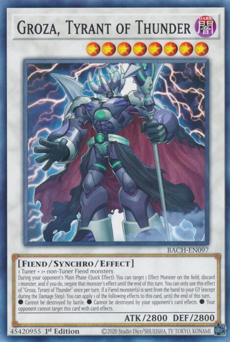 Groza, Tyrant of Thunder [BACH-EN097] Common
