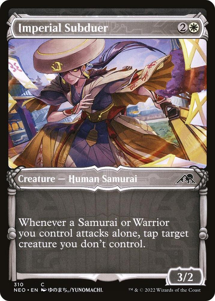 Imperial Subduer (Showcase Samurai) [Kamigawa: Neon Dynasty]