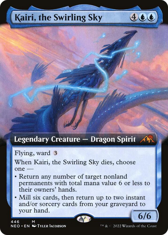 Kairi, the Swirling Sky (Extended Art) [Kamigawa: Neon Dynasty]