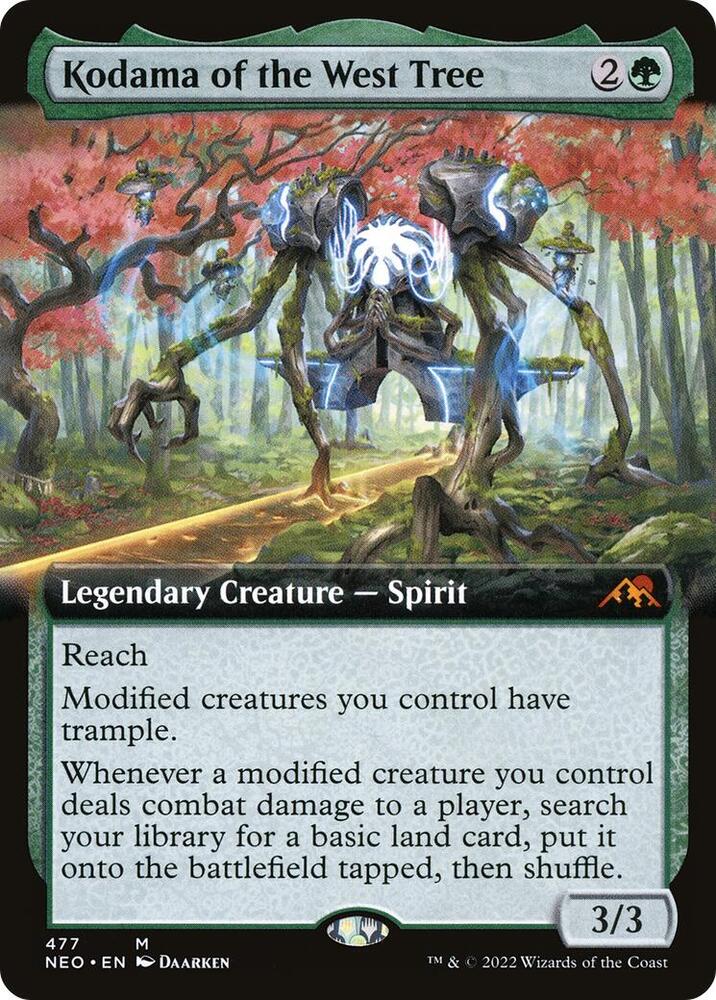 Kodama of the West Tree (Extended Art) [Kamigawa: Neon Dynasty]