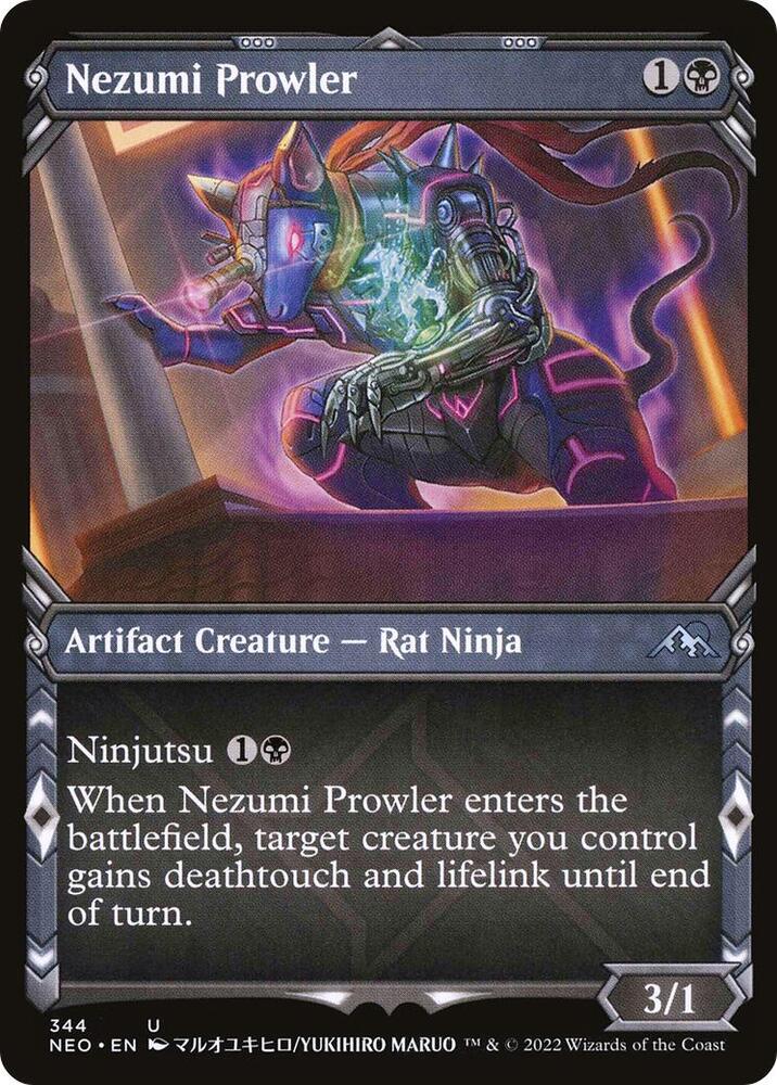 Nezumi Prowler (Showcase Ninja) [Kamigawa: Neon Dynasty]