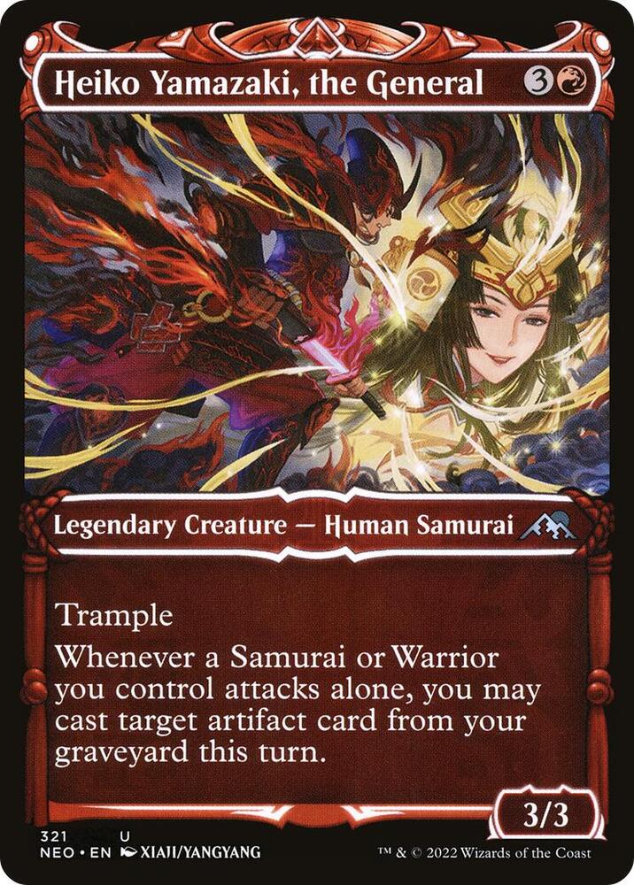Heiko Yamazaki, the General (Showcase Samurai) [Kamigawa: Neon Dynasty]