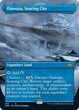 Otawara, Soaring City (Borderless Alternate Art) [Kamigawa: Neon Dynasty]