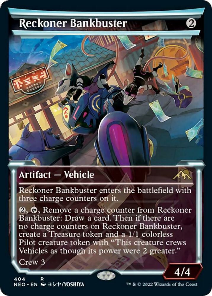 Reckoner Bankbuster (Showcase Soft Glow) [Kamigawa: Neon Dynasty]