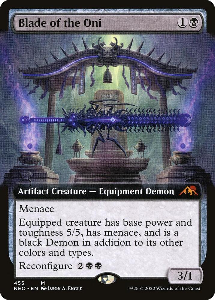 Blade of the Oni (Extended Art) [Kamigawa: Neon Dynasty]