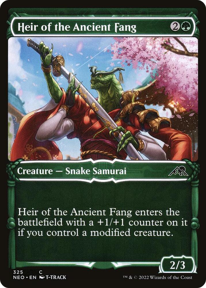 Heir of the Ancient Fang (Showcase Samurai) [Kamigawa: Neon Dynasty]