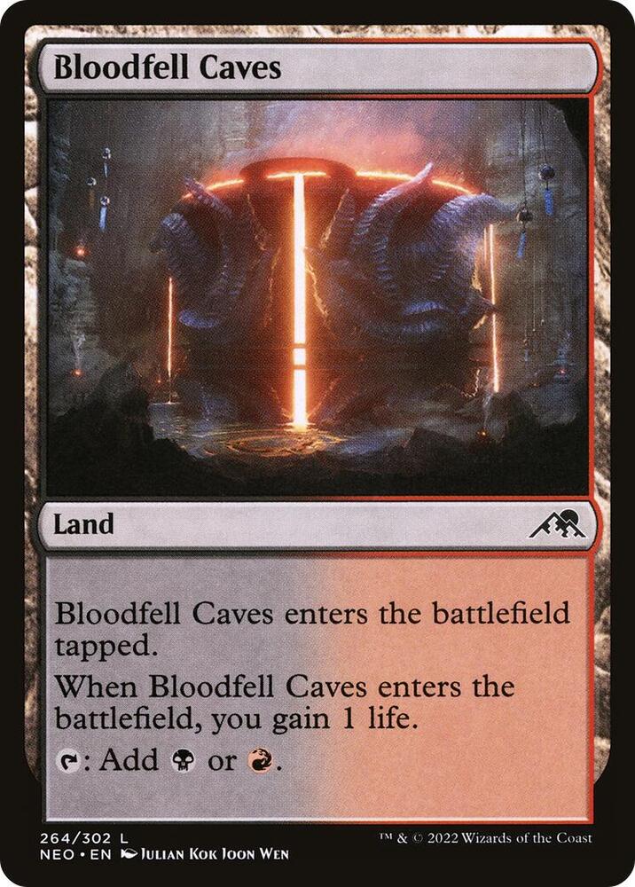 Bloodfell Caves [Kamigawa: Neon Dynasty]