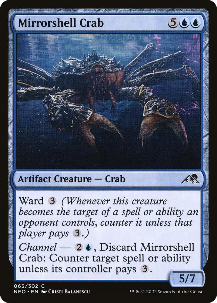 Mirrorshell Crab [Kamigawa: Neon Dynasty]