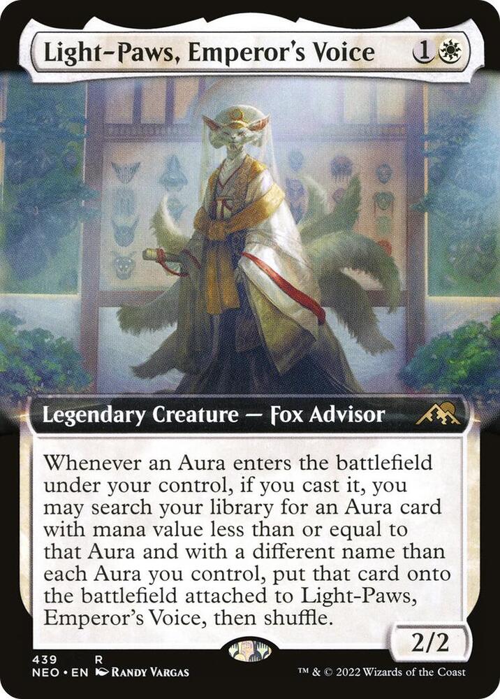 Light-Paws, Emperor's Voice (Extended Art) [Kamigawa: Neon Dynasty]