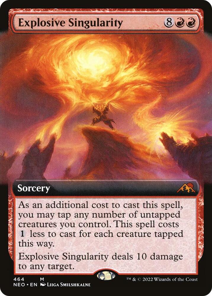 Explosive Singularity (Extended Art) [Kamigawa: Neon Dynasty]