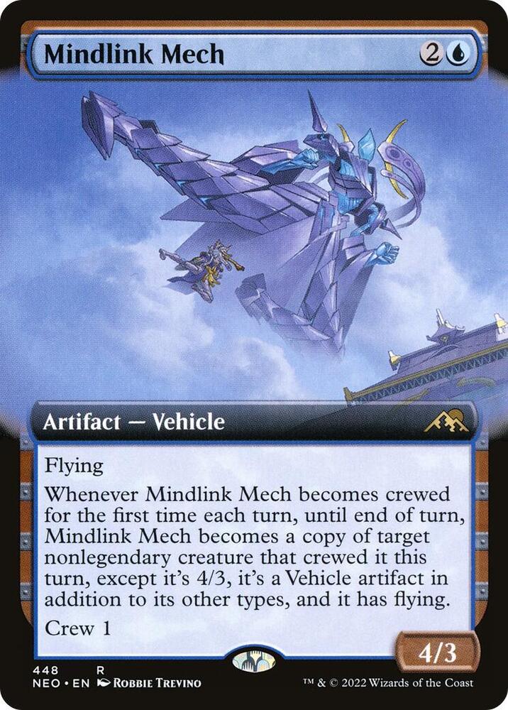 Mindlink Mech (Extended Art) [Kamigawa: Neon Dynasty]