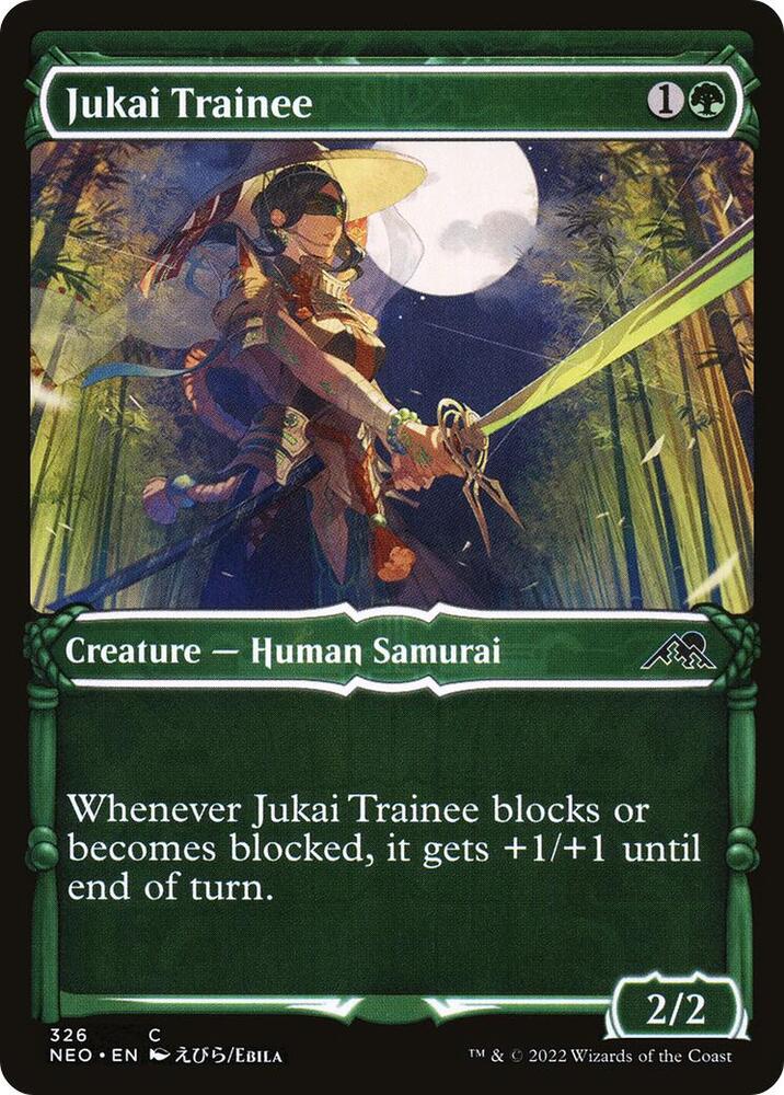 Jukai Trainee (Showcase Samurai) [Kamigawa: Neon Dynasty]