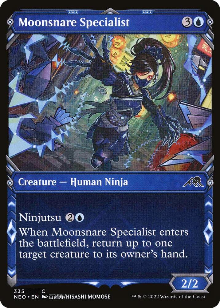 Moonsnare Specialist (Showcase Ninja) [Kamigawa: Neon Dynasty]