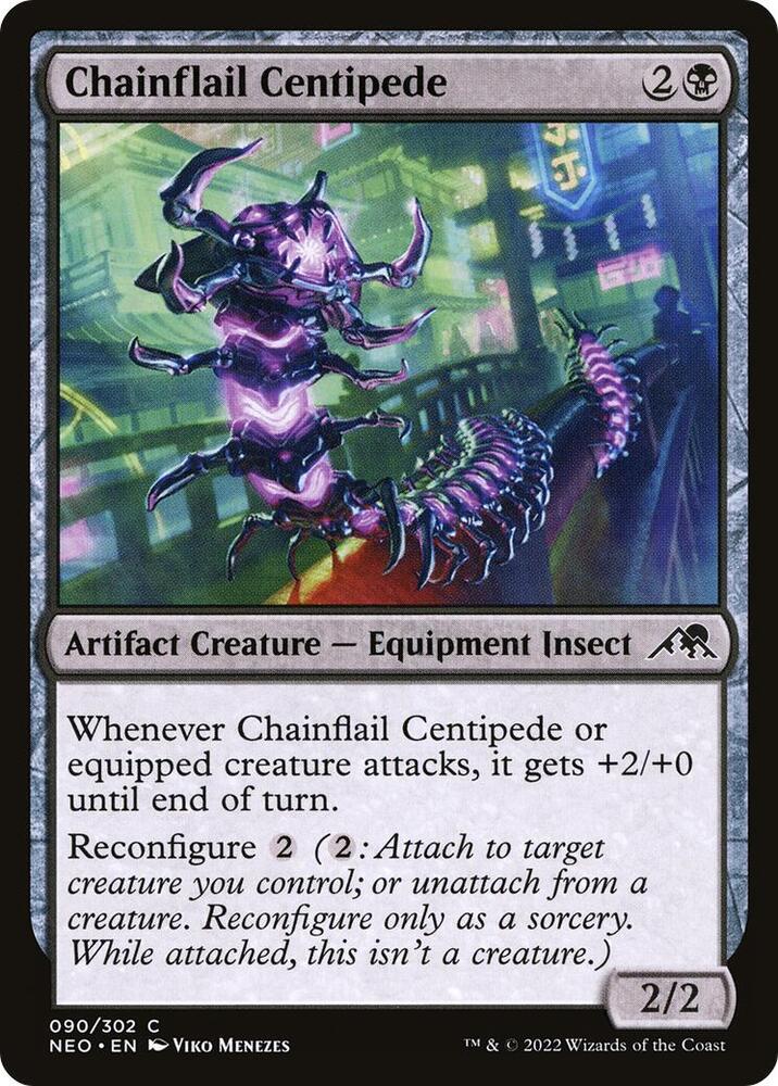 Chainflail Centipede [Kamigawa: Neon Dynasty]