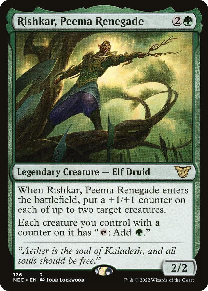 Rishkar, Peema Renegade [Kamigawa: Neon Dynasty Commander]