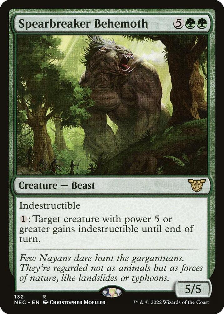 Spearbreaker Behemoth [Kamigawa: Neon Dynasty Commander]