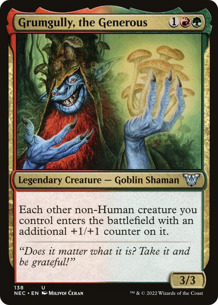 Grumgully, the Generous [Kamigawa: Neon Dynasty Commander]