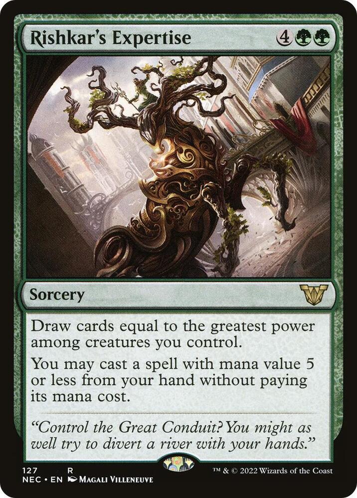 Rishkar's Expertise [Kamigawa: Neon Dynasty Commander]