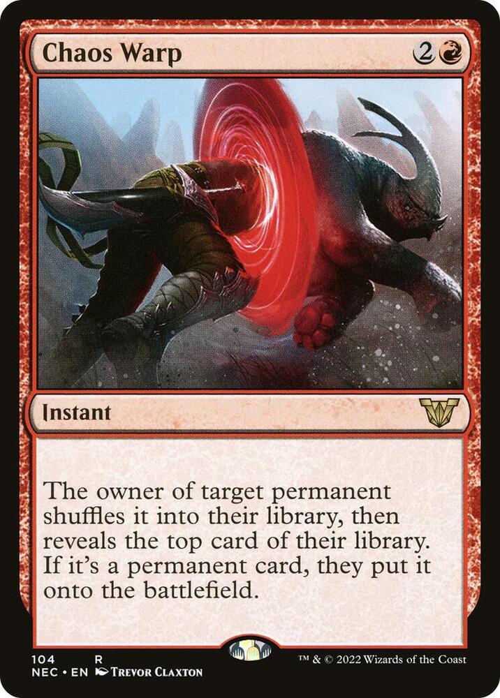 Chaos Warp [Kamigawa: Neon Dynasty Commander]